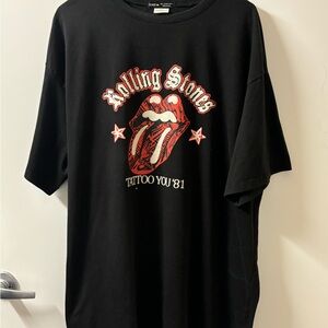 Rolling Stones Black Graphic T-Shirt
